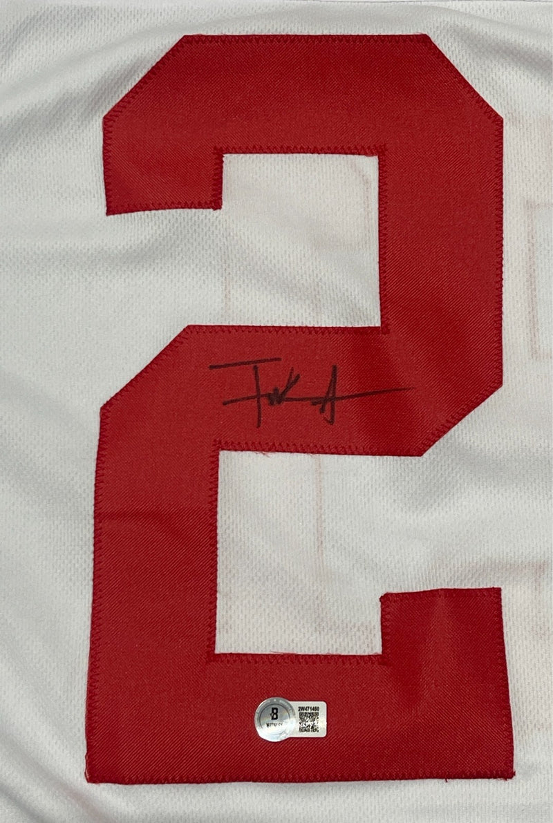 Frank Gore San Francisco 49ers Signed Custom White Jersey (Beckett COA)