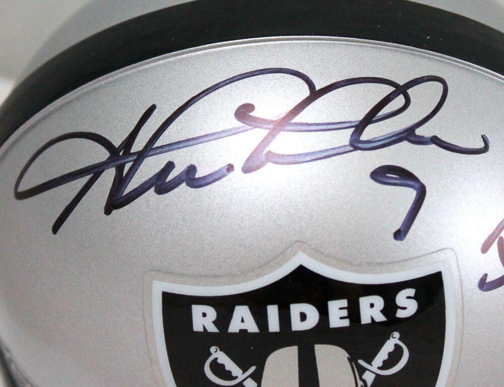 Shane Lechler Signed Oakland Raiders Mini Helmet Inscribed "Just Win Baby"