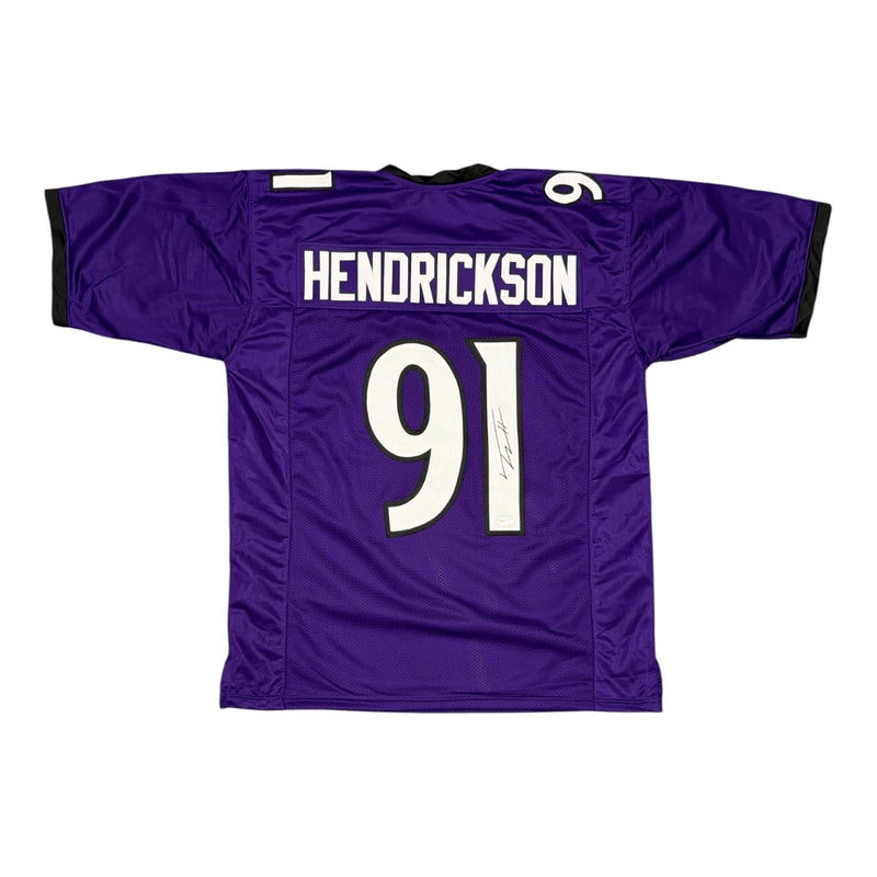 Trey Hendrickson Autographed Baltimore Ravens Custom Jersey