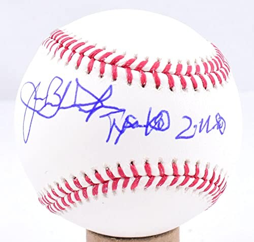 Buster Douglas Autographed MLB Baseball (Tyson KO Inscription)