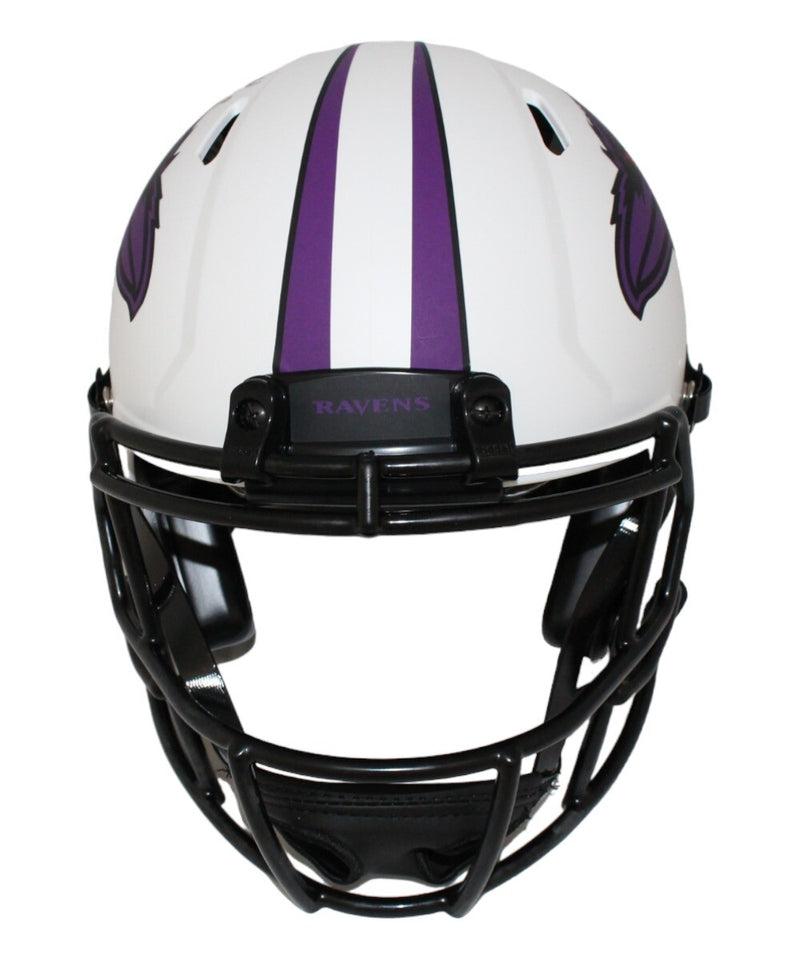 Ray Lewis Signed Baltimore Ravens Authentic Full Size Lunar Helmet