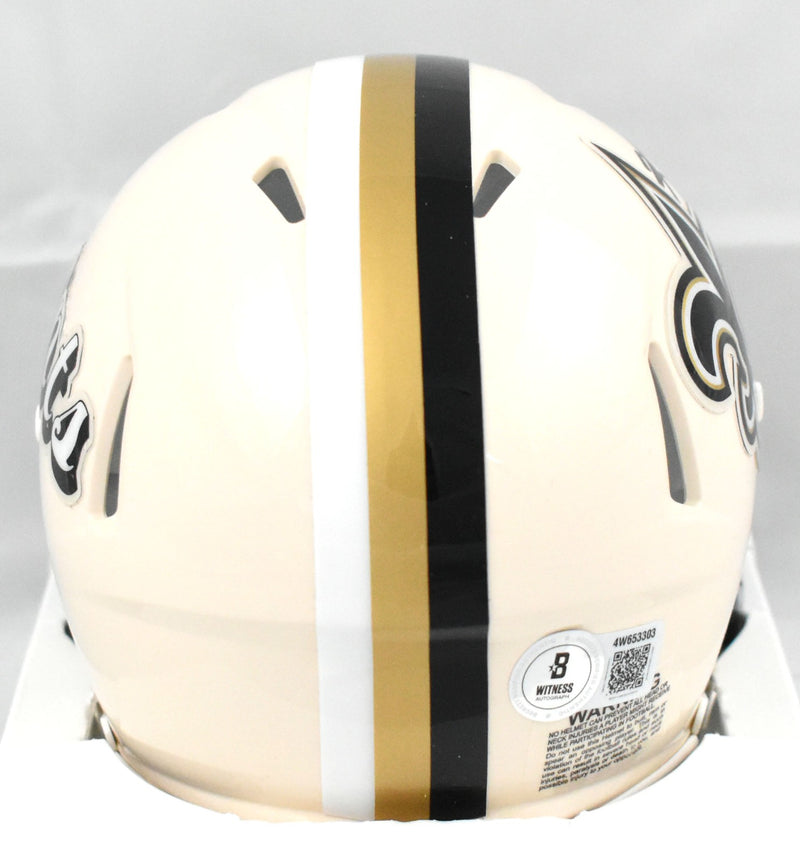 Ricky Williams Autographed New Orleans Saints Retro Mini Helmet