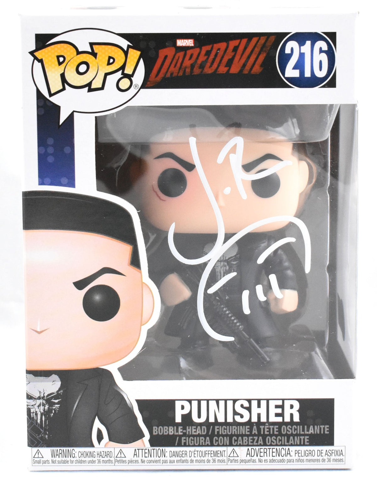Jon Bernthal Signed The Punisher Funko Pop #216