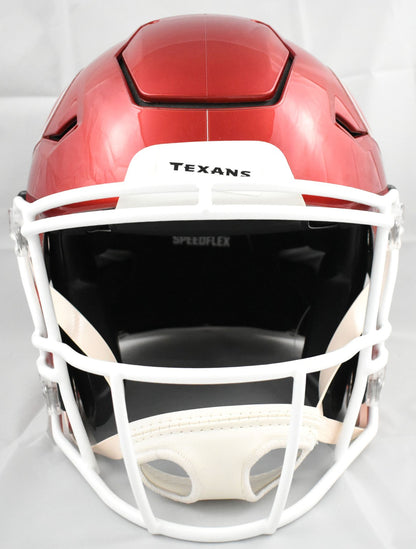 David Montgomery Signed Houston Texans Flash Full Size Speedflex Helmet