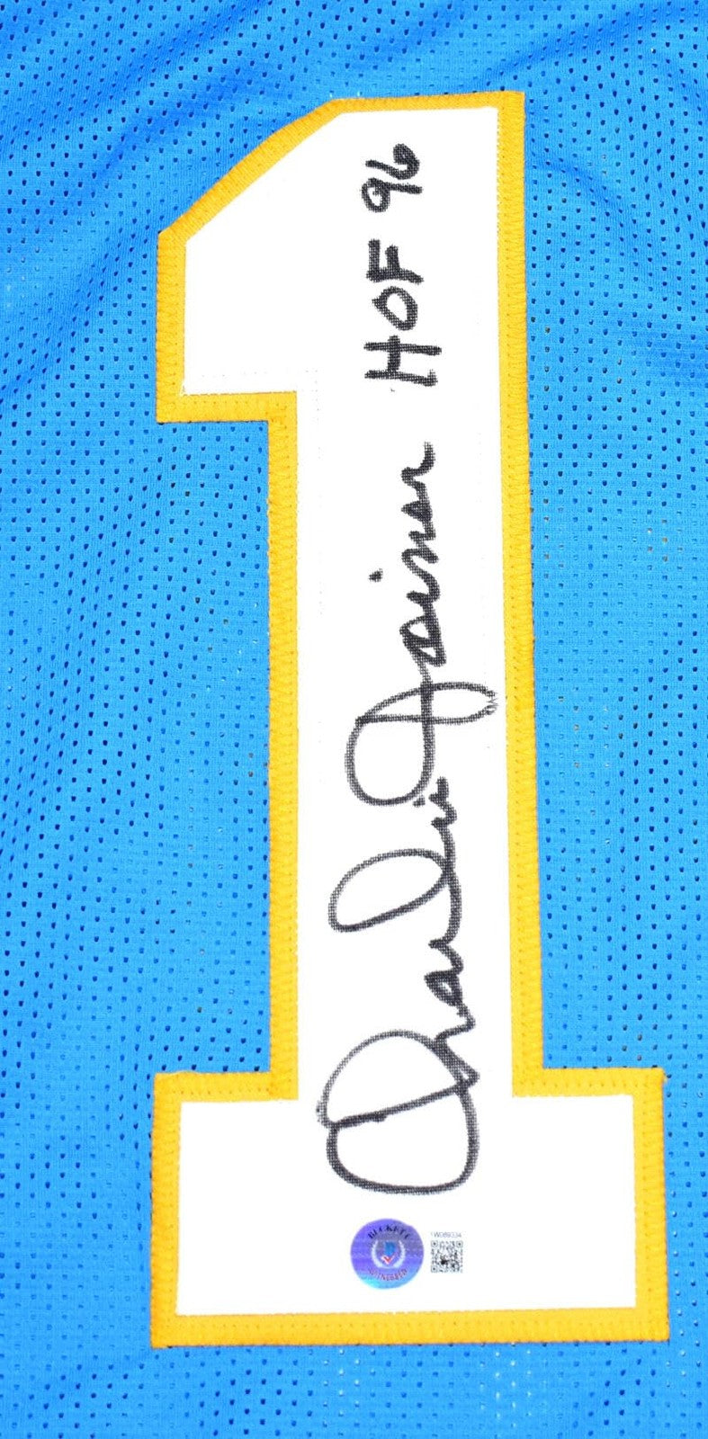 Charlie Joiner Signed San Diego Chargers Custom Blue Jersey - HOF