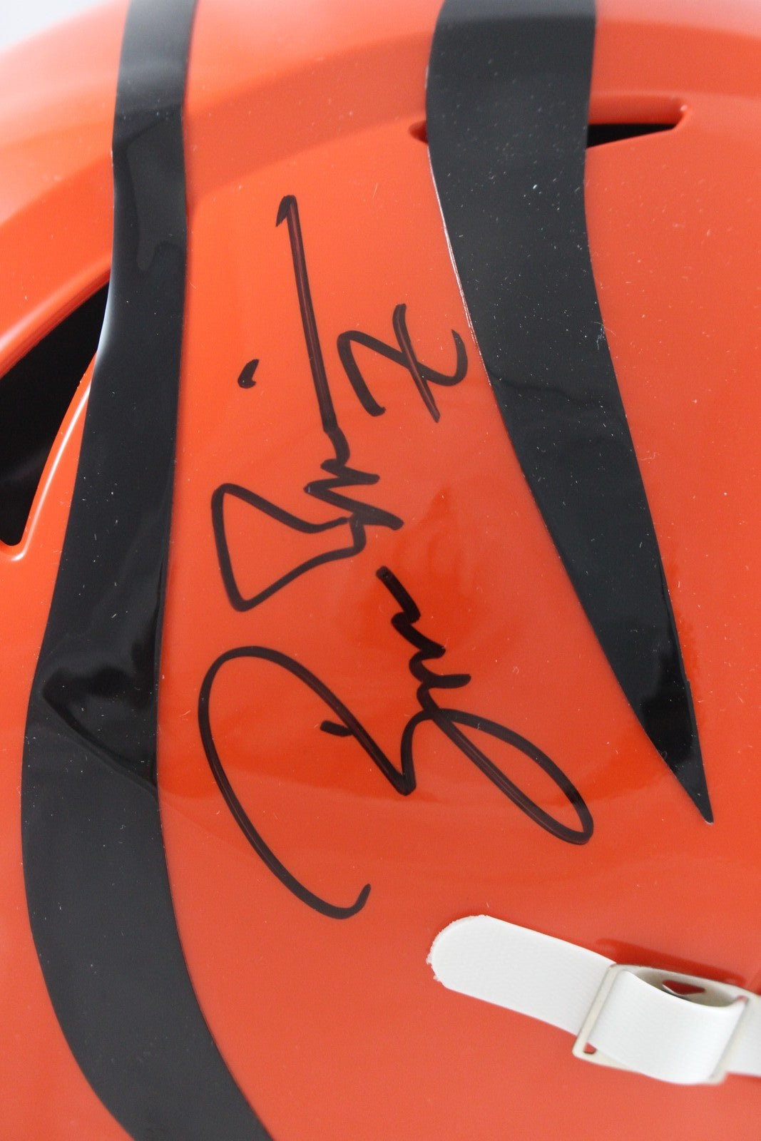 Boomer Esiason Autographed Cincinnati Bengals Midi Helmet