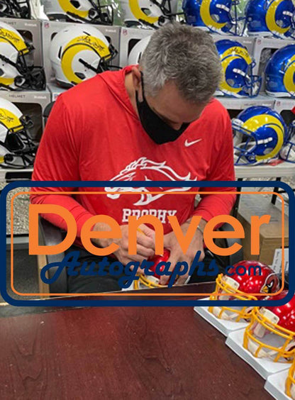 Kurt Warner Autographed Arizona Cardinals Flash Mini Helmet (Beckett)