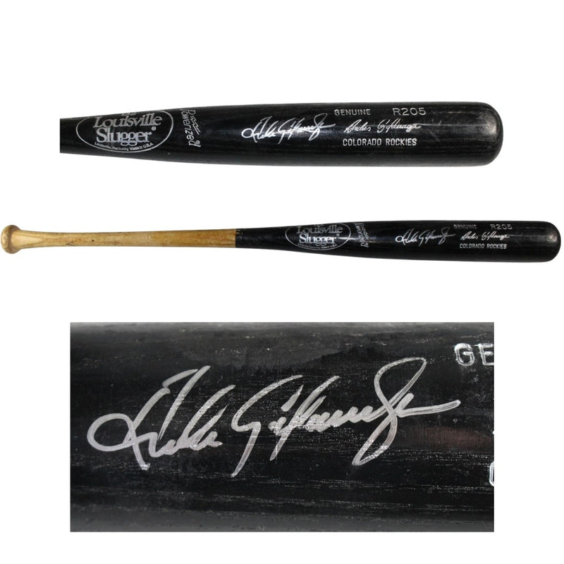 Andres Galarraga Signed Colorado Rockies Game Used Broken Bat