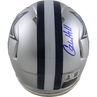Calvin Hill Dallas Cowboys Autographed Mini Helmet "SB VI Champs"