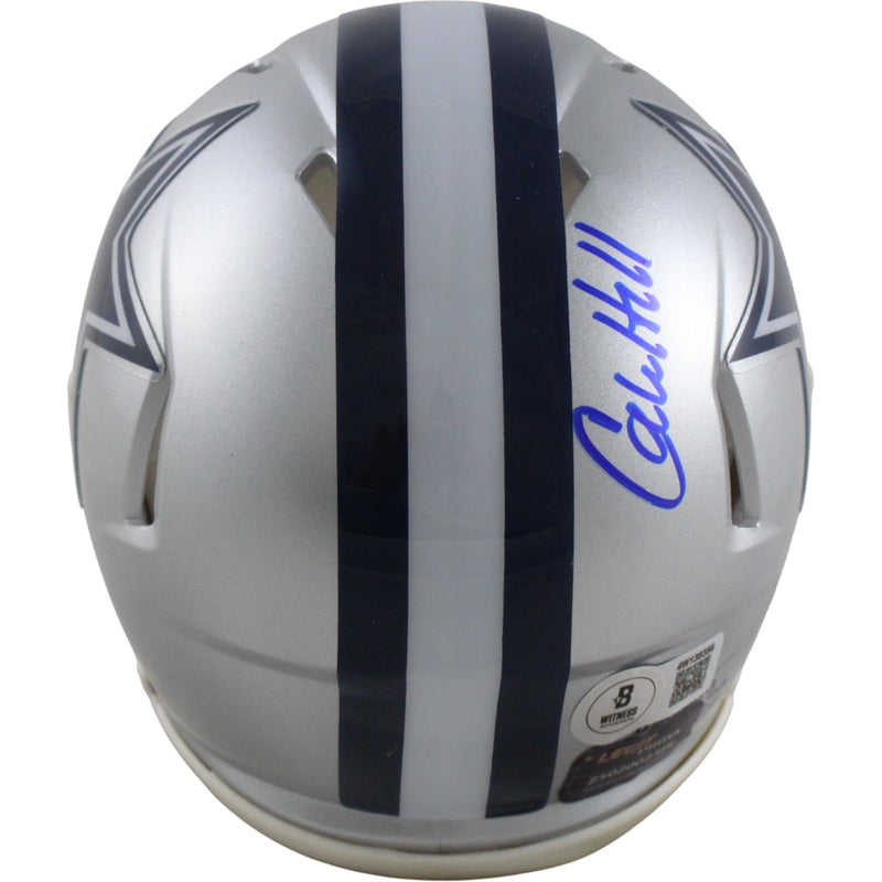 Calvin Hill Dallas Cowboys Autographed Mini Helmet "SB VI Champs"