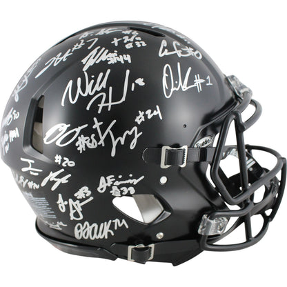 Ohio State Buckeyes Team Signed Authentic Full Size Helmet (19 Signatures)
