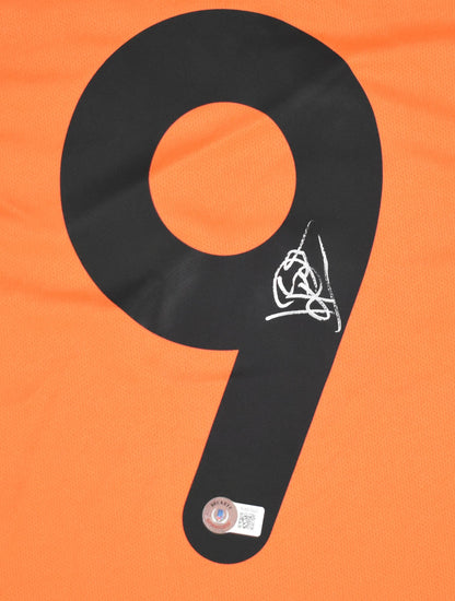 Patrick Kluivert Autographed Netherlands Home Soccer Jersey