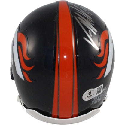 Von Miller Denver Broncos Signed Mini Helmet SB 50 MVP Beckett BAS