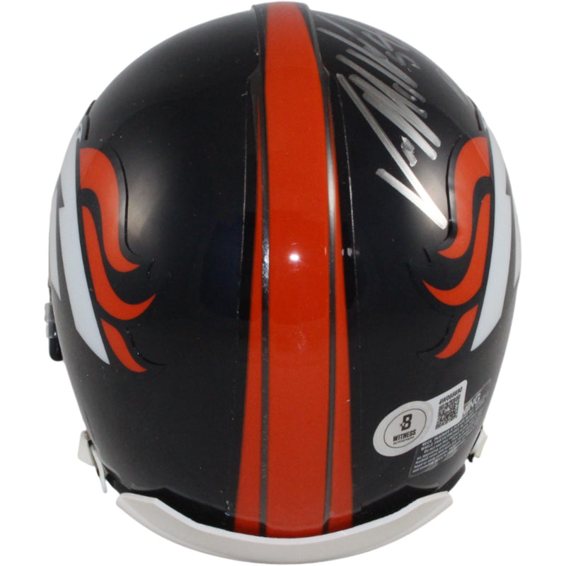 Von Miller Denver Broncos Signed Mini Helmet SB 50 MVP Beckett BAS