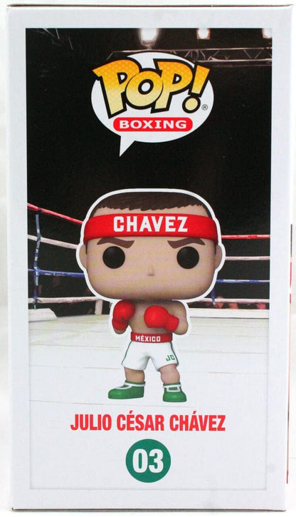 Julio Cesar Chavez Autographed Funko Pop Figurine #03