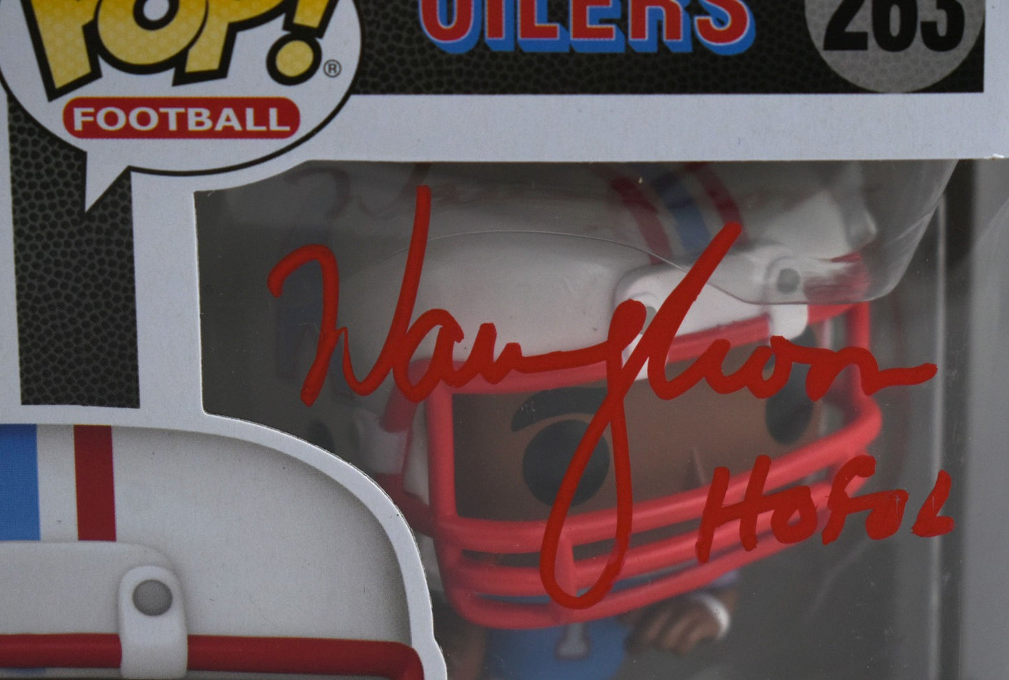 Warren Moon Autographed Houston Oilers Funko Pop #263