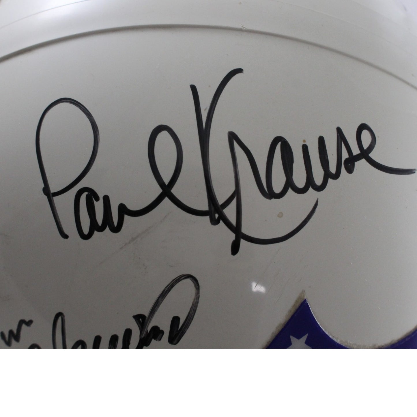 George Blanda, Paul Krause & Multi-Signed NFL Alumni Full Size 2-Bar Helmet