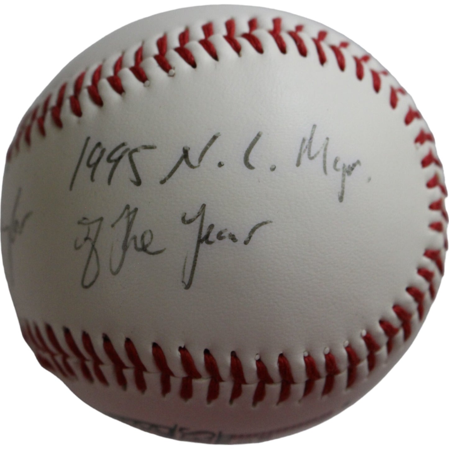 Don Baylor Signed Coors Field Logo Baseball (1995 NL Mgr of Year) BAS