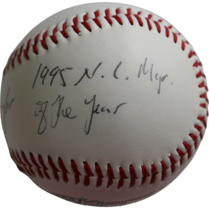 Don Baylor Signed Coors Field Logo Baseball (1995 NL Mgr of Year) BAS