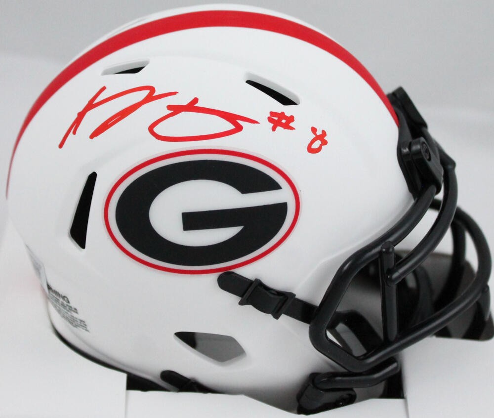 AJ Green Signed Georgia Bulldogs Lunar Speed Mini Helmet