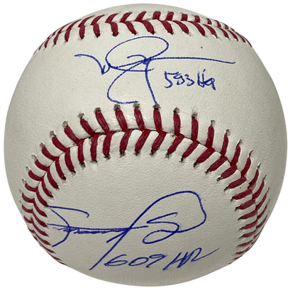 Sammy Sosa & Mark McGwire Dual Signed ROMLB Baseball (HR Inscription) BAS