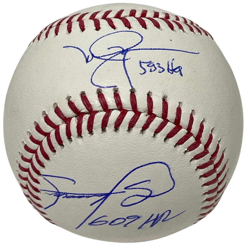 Sammy Sosa & Mark McGwire Dual Signed ROMLB Baseball (HR Inscription) BAS