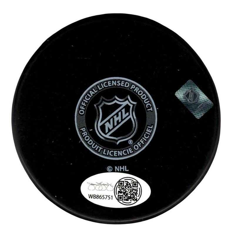 Matthew Tkachuk Signed Florida Panthers Logo Puck JSA COA
