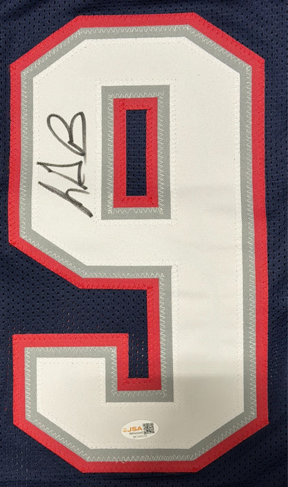 LeGarrette Blount Signed New England Patriots Custom Jersey (JSA COA)