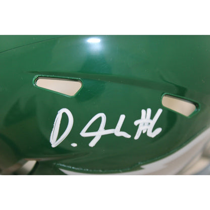 DeVonta Smith Autographed Philadelphia Eagles Throwback Mini Helmet
