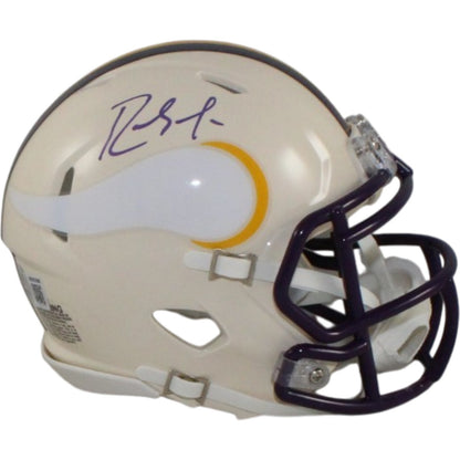Randy Moss Signed Minnesota Vikings Throwback Mini Helmet
