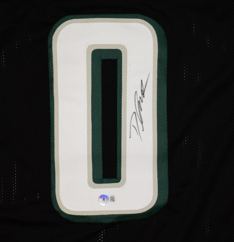 D'Andre Swift Autographed Black Custom Jersey