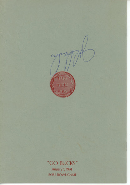 Archie Griffin & Multi-Signed 1973 Ohio State Buckeyes Champions Pamphlet