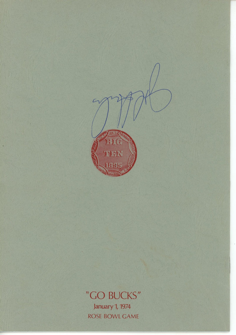 Archie Griffin & Multi-Signed 1973 Ohio State Buckeyes Champions Pamphlet
