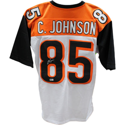 Chad Johnson Autographed Pro Style Jersey (White)