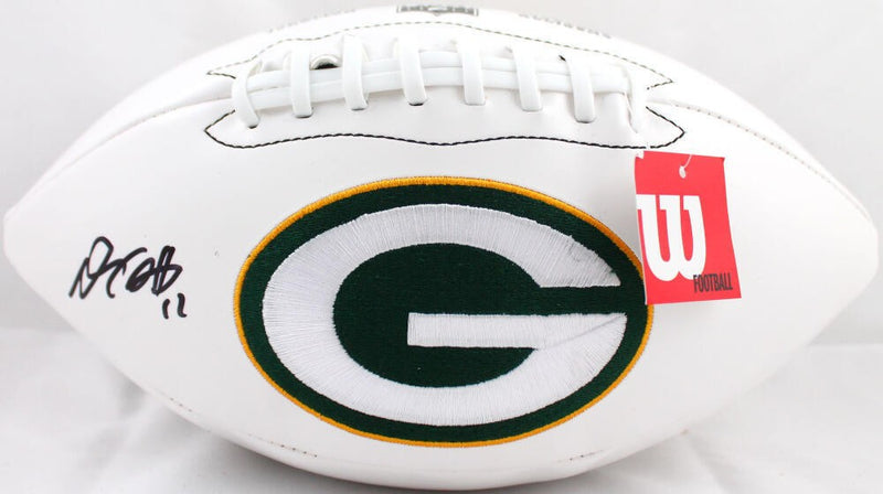 Davante Adams Signed Green Bay Packers Wilson Logo Football