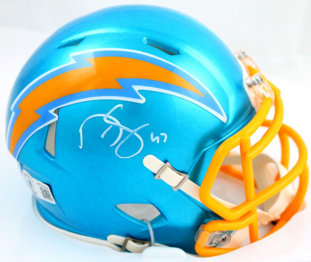 Darren Sproles Signed Los Angeles Chargers Flash Speed Mini Helmet