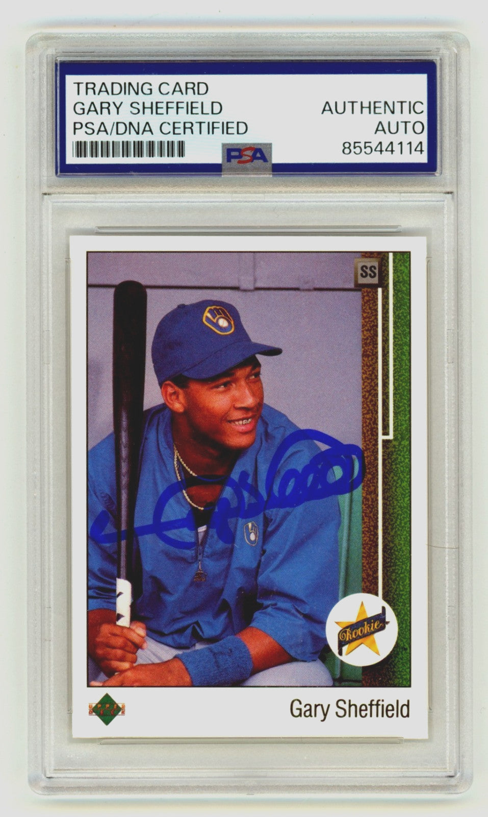 Gary Sheffield Signed 1989 Upper Deck #13 Rookie Card (PSA/DNA)