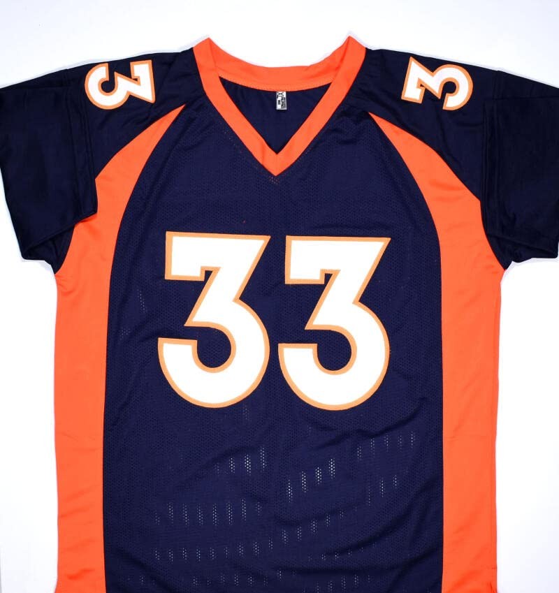 Javonte Williams Autographed Denver Broncos Blue Custom Jersey