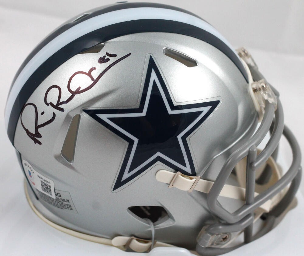 Michael Irvin Autographed Dallas Cowboys Black Speed Mini Helmet