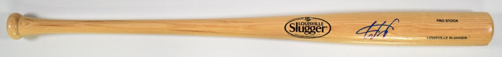 Wander Franco Autographed Louisville Slugger Pro Stock Bat