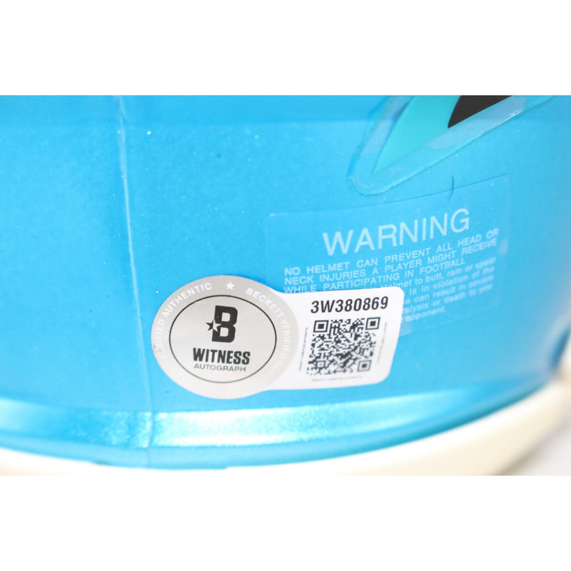 Julius Peppers Autographed Carolina Panthers Flash Mini Helmet