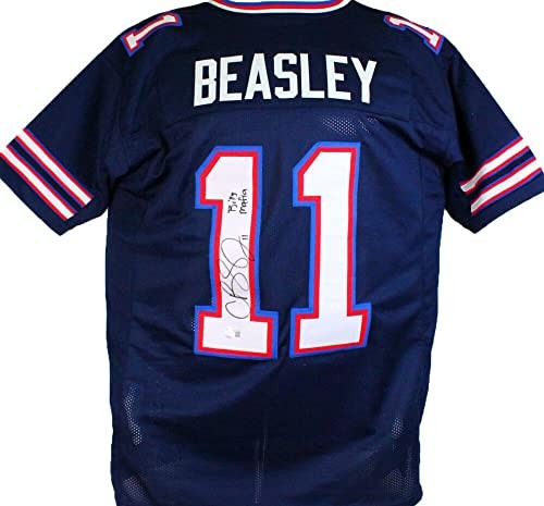 Cole Beasley Signed Buffalo Bills Dark Blue Custom Jersey Bills Mafia
