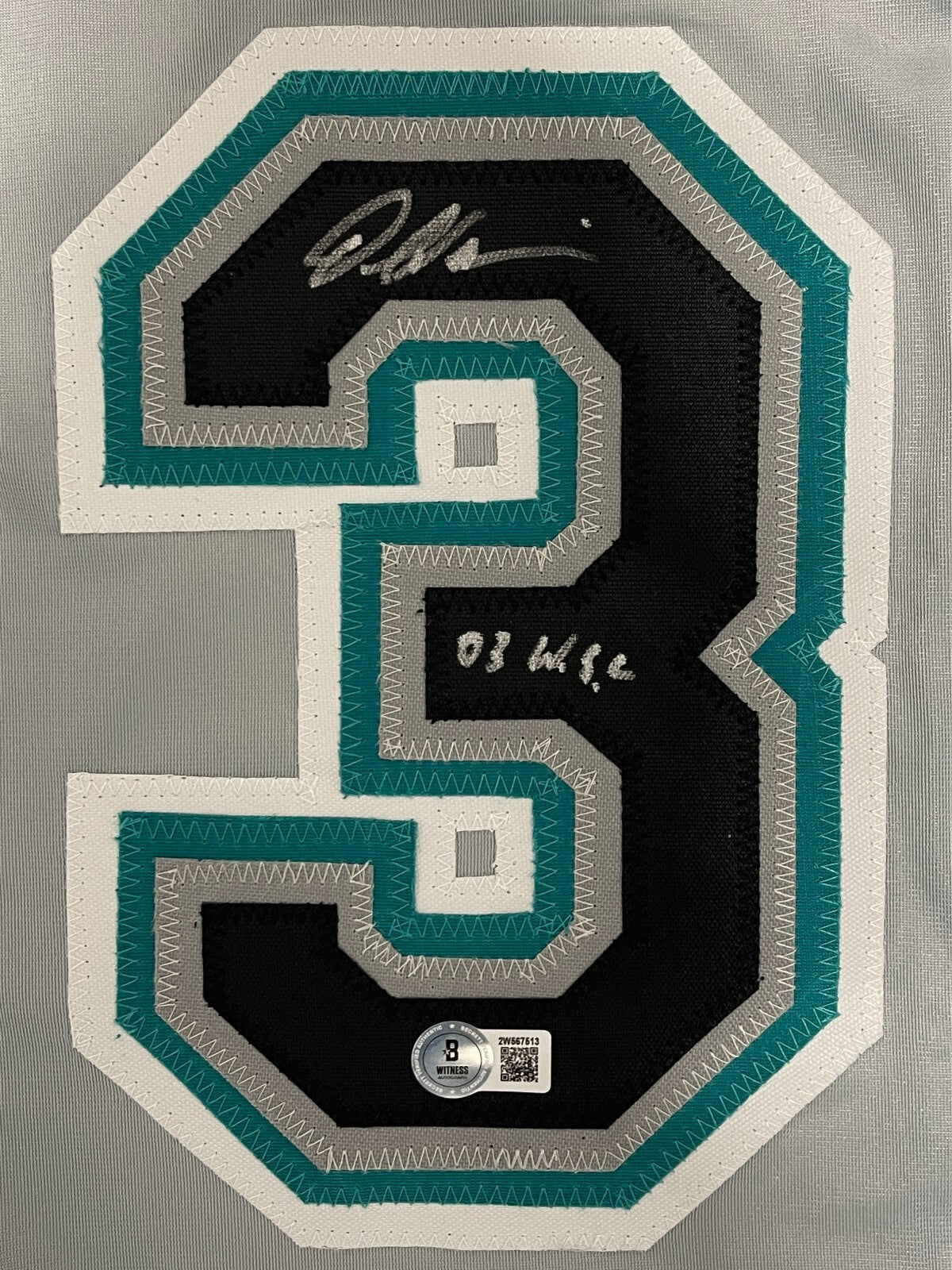 Dontrelle Willis Signed Florida Marlins Custom Jersey - 03 WSC BAS