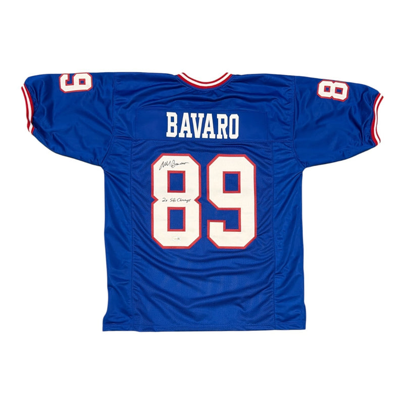 Mark Bavaro Signed New York Giants Custom Jersey