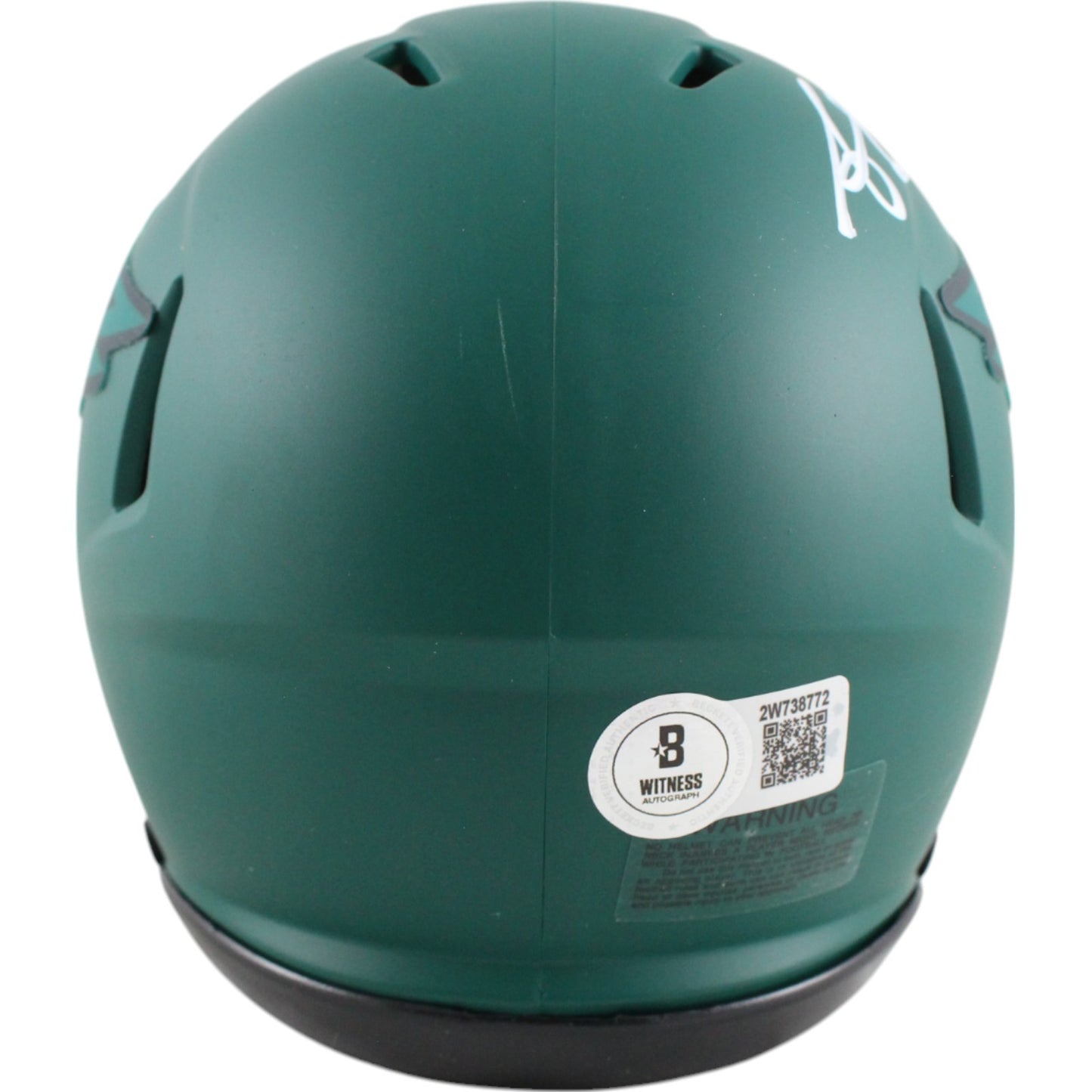 AJ Brown Philadelphia Eagles Signed Rave Alternate Mini Helmet (Beckett)