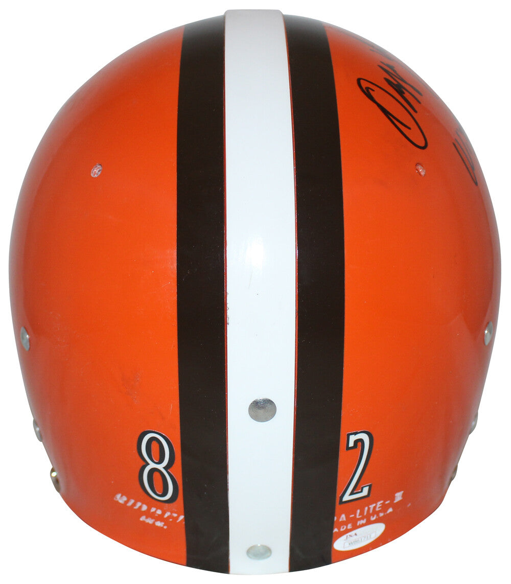 Ozzie Newsome Cleveland Browns Signed Custom Kralite RK Helmet (HOF & Wizard)