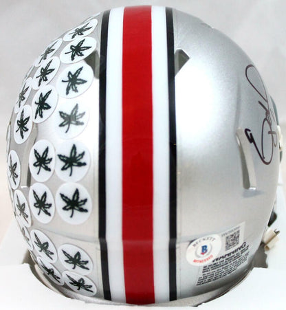 Ezekiel Elliott Signed Ohio State Buckeyes Black Speed Mini Helmet