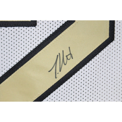 Travis Hunter Autographed College Style White Jersey