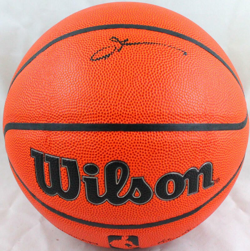 Allen Iverson Autographed Official NBA Wilson Basketball - Black