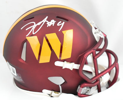 Frankie Luvu Signed Washington Commanders Speed Mini Helmet